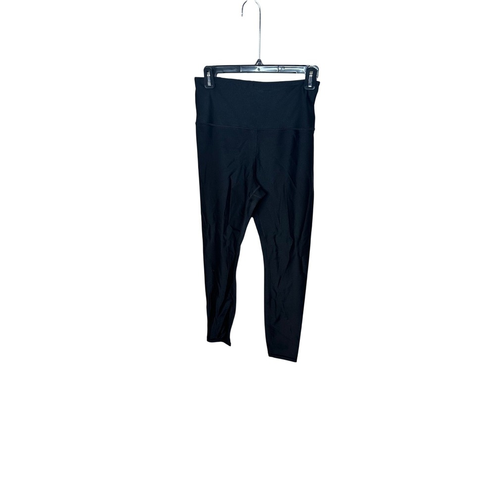 Athleta Elation Shine Tight Leggings Womens Medium Black‎ High Rise Shiny Yoga